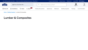 Lowe's - Lumber & Composites