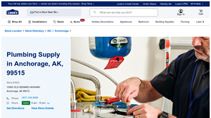 Lowe's - Plumbing Supply Products
