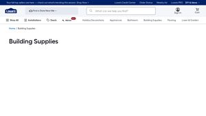 Lowe's - Building Supplies