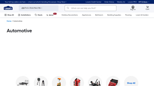 Lowe's - Automotive Maintenance & Accessories