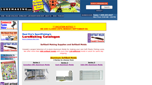 Luremaking - Aluminum Soft Plastic Molds
