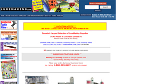 Lure Making - Components & Molds Catalogue