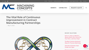 Machining Concepts - CNC Manufacturing Solutions