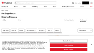 Macy's - Pet Supplies