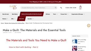 Madam Sew - Quilting & Sewing Tools