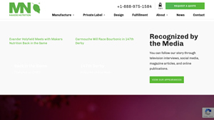 Makers Nutrition - Contract Supplement Manufacturing