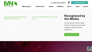 Makers Nutrition - Contract Supplement Manufacturing