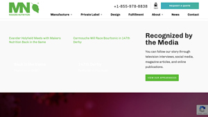 Makers Nutrition - Contract Supplement Manufacturing