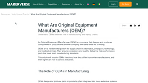 MakerVerse - Industrial Parts Sourcing Platform
