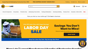 Mann Lake - Beekeeping Supplies
