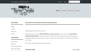 MarineSurplus - Wholesale Marine Supplies