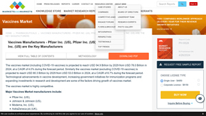 Vaccines Market - Key Manufacturers