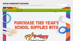 MATES Community Network - 1st Day School Supplies