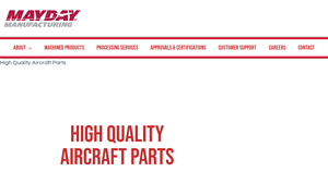 Mayday Manufacturing - Aerospace Components