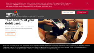 MBT Bank - Comprehensive Financial Solutions