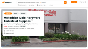 McFadden-Dale Hardware - Industrial Tools & Fasteners