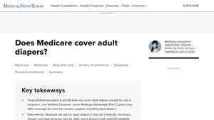 Medicare - Adult Diaper Coverage