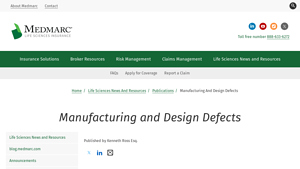 Medmarc - Understanding Manufacturing Defects