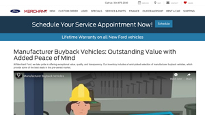 Merchant Ford - Manufacturer Buyback Vehicles