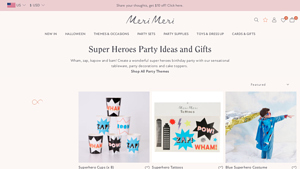Merimeri - Superhero Party Supplies