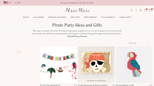 Merimeri - Pirate Party Supplies