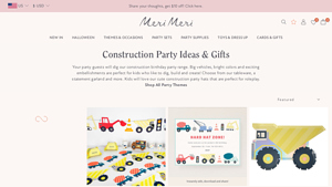 Merimeri - Construction Party Set