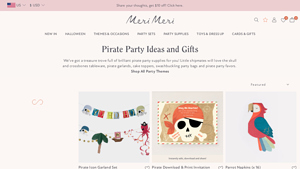 Merimeri - Pirate Party Supplies