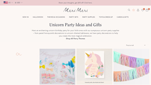 Meri Meri - Unicorn Party Supplies