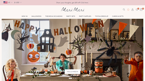 Meri Meri - Halloween Heads Hanging Decorations