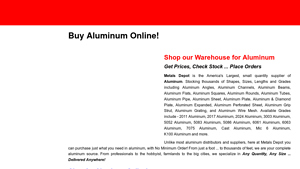 Metals Depot - Aluminum Products