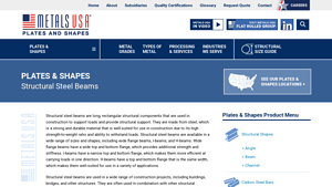 Metals USA - Structural Steel Beams