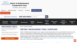 Metric & Multistandard Components Corp - Measuring Tools