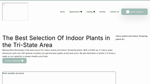 Metropolitan Wholesale - Indoor Plants Selection