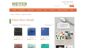 Meyer Imports - Glass Deco Beads