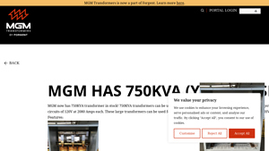 MGM - 750KVA Transformer