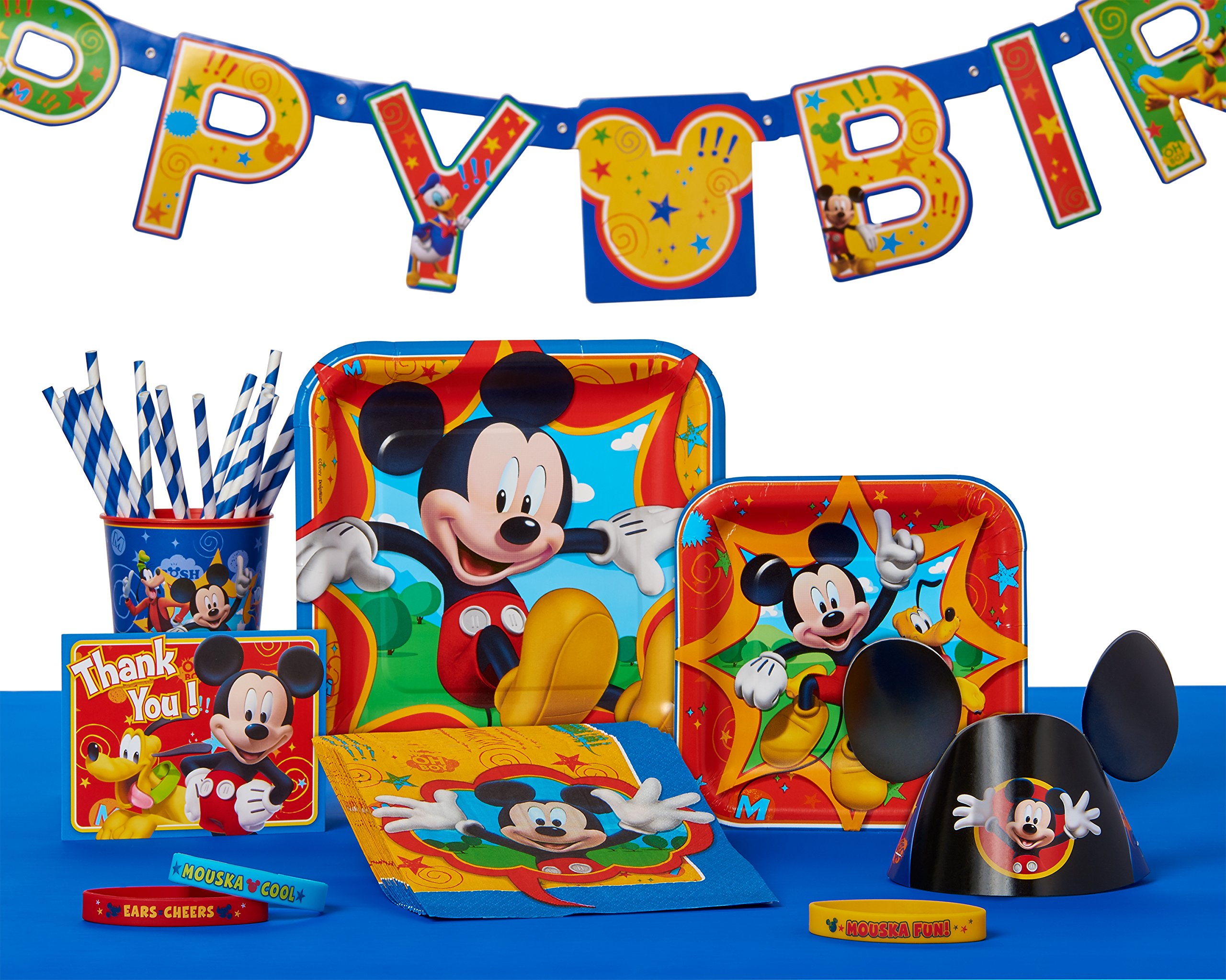 A stock image illustrating mickey party supplies concepts