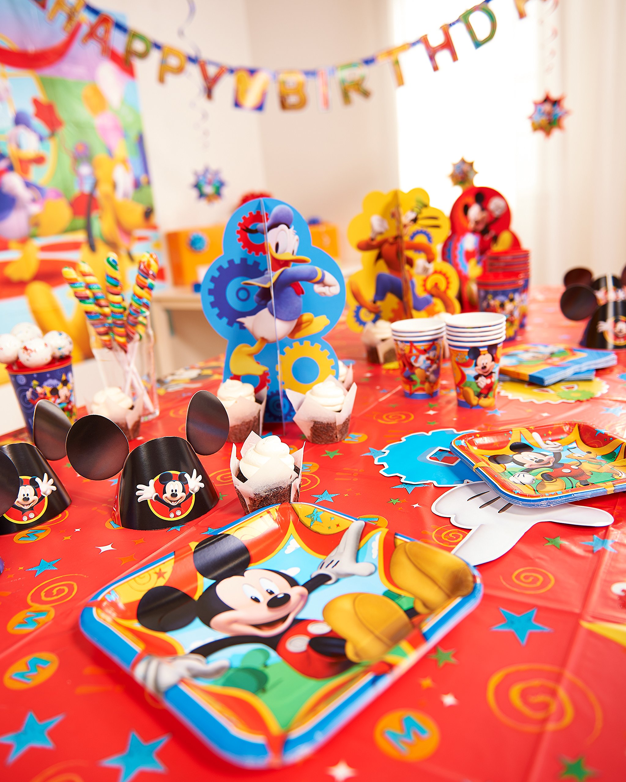 A stock image illustrating mickey party supplies concepts