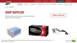 Mighty Auto Parts - Essential Shop Supplies