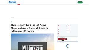 Arms Manufacturers - F-35, Drones, F-16