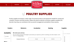 Miller Mfg - Poultry Supplies