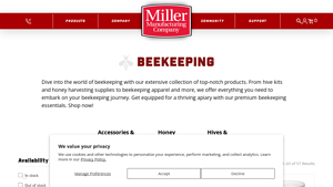 Miller Mfg - Beginner Hive Kits & Honey Equipment