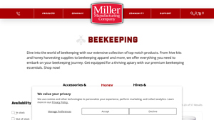 Miller Mfg - Beginner Hive Kits & Honey Equipment