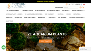 Modern Aquarium - Live Plants & Supplies