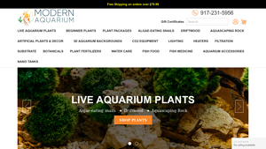 Modern Aquarium - Live Plants & Supplies