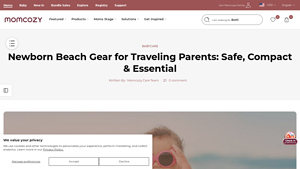 Momcozy - WeeSnug Newborn Carrier & ChangeGo Stroller