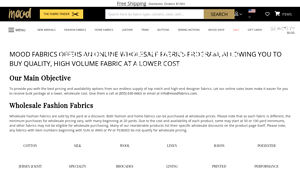 Mood Fabrics - Wholesale Fashion and Specialty Fabrics