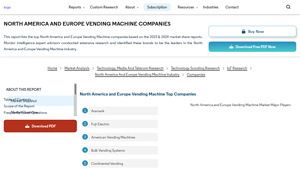 Mordor Intelligence - Vending Machine Company Overview