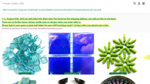 Mosaic Trader - Mini and Glass Tiles