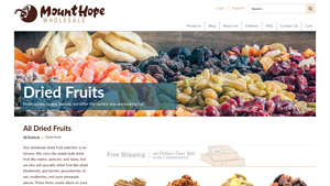 Mount Hope Wholesale - Dried Fruits