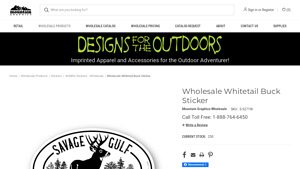 MT Graphics - Wholesale Whitetail Buck Sticker